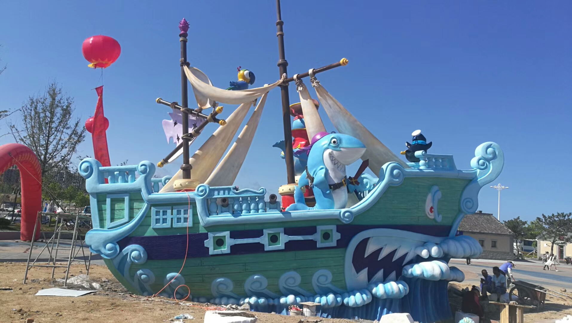 哈爾濱玻璃鋼海盜船