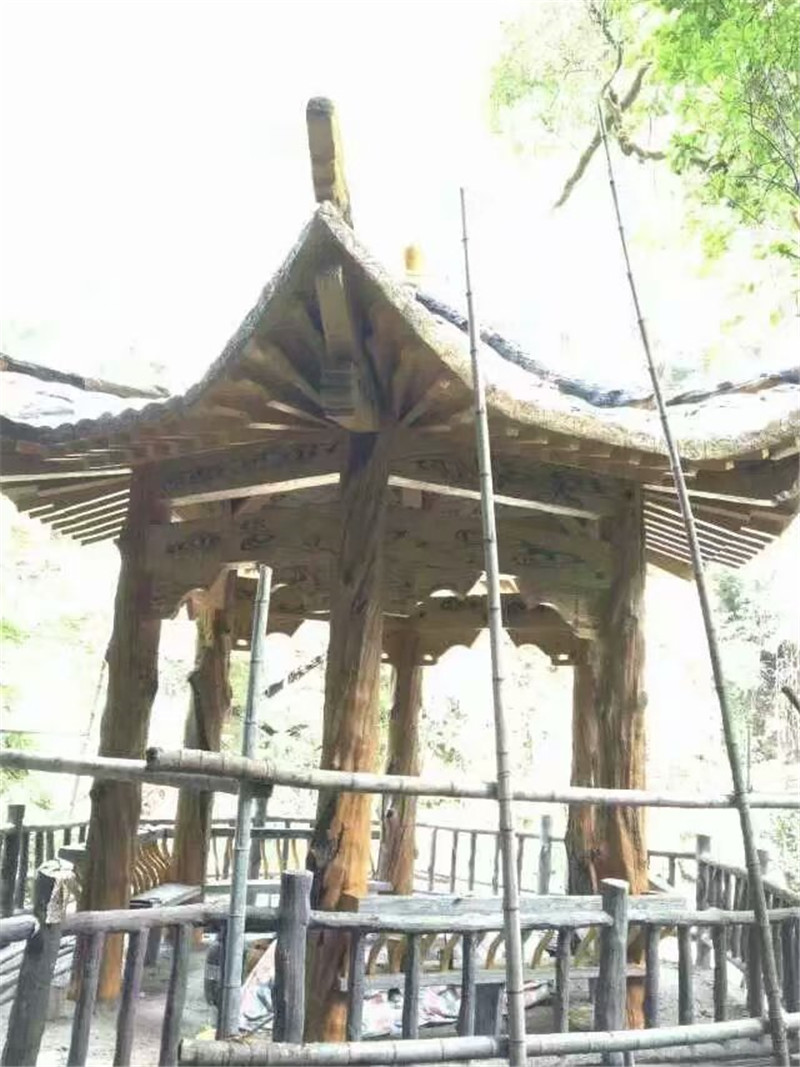 園林景觀雕塑現場